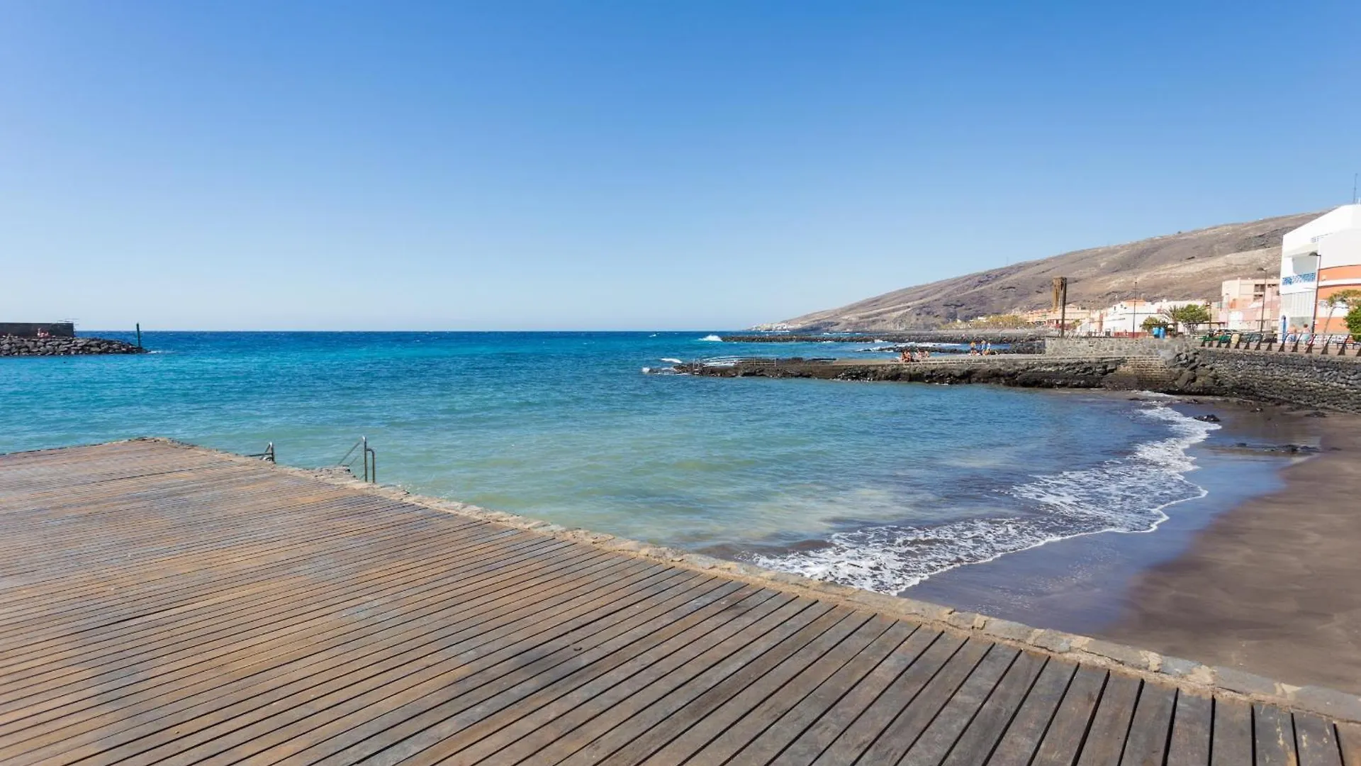 Frontline Duplex Las Arenitas With Pool Candelaria Spain